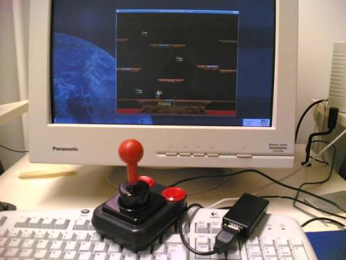 PC Gaming with Atari Joystick through USB Adapter
